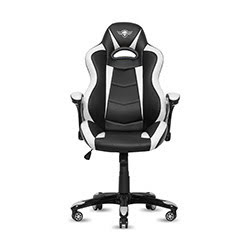 Spirit Of Gamer Racing White - Noir/Blanc/Simili Cuir