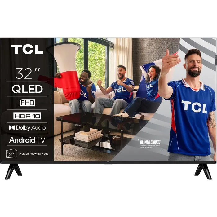 TCL 32S51K 32" QLED FHD/60Hz/Android TV/Wifi/BT/HDR10 - TV TCL - 0