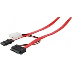 Adaptateur sata+alim pour lecteur DVD Slim SATA  - Connectique PC - 0