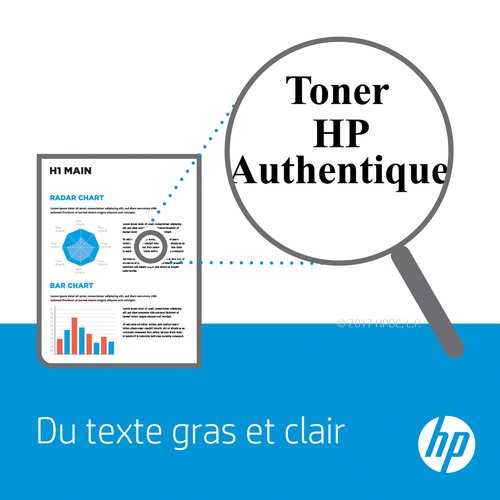 Toner Cyan 207X - W2211X pour imprimante Laser HP - 1