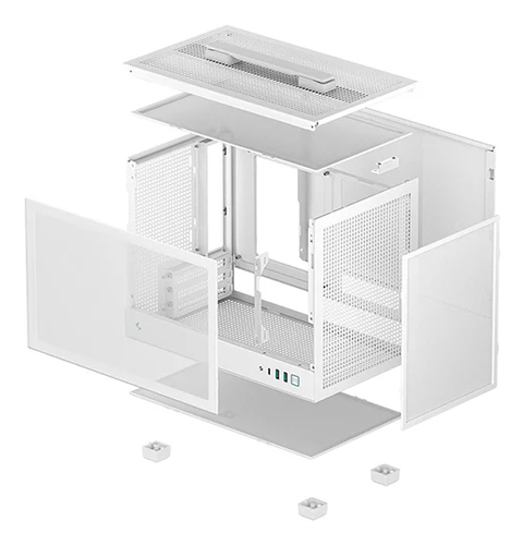 Deepcool CH160 Blanc Blanc - Boîtier PC Deepcool - Cybertek.fr - 3