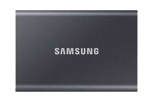 image produit Samsung T7 USB 3.2 500 Go Gris Cybertek