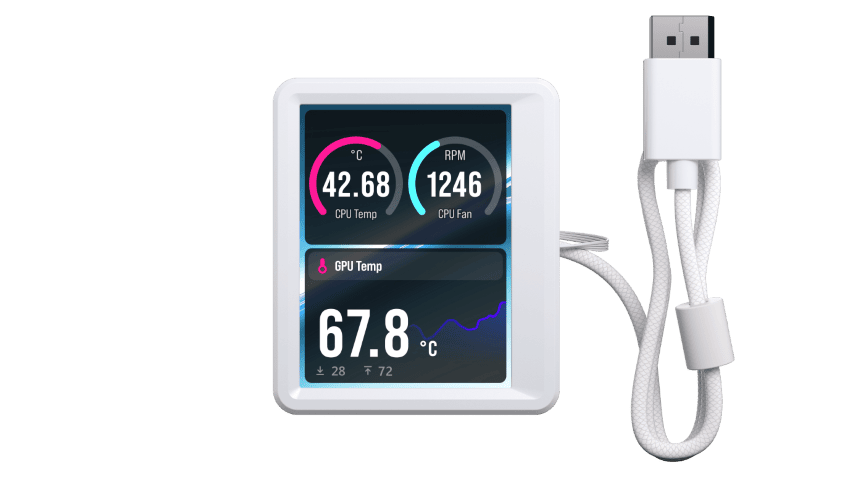 Corsair NAUTILUS II 240 RS LCD - 240mm - Blanc - Watercooling - 6