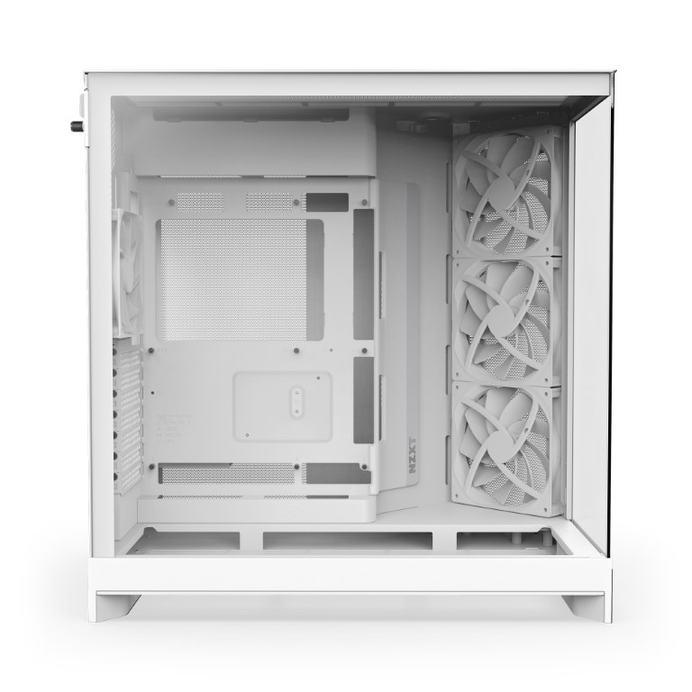 NZXT H9 Flow Blanc Blanc - Boîtier PC NZXT - Cybertek.fr - 1