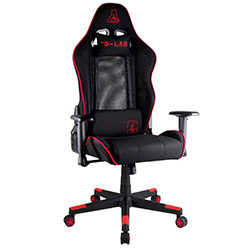 image produit The G-LAB K-Seat Oxygen XL - Noir/Rouge/Tissu/3D Cybertek