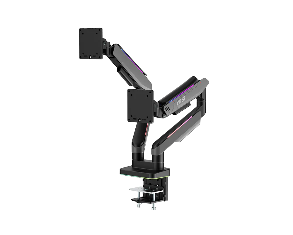 MPG MT201DRG double bras 27" 35" VESA 100x100 RGB - Accessoire écran - 2