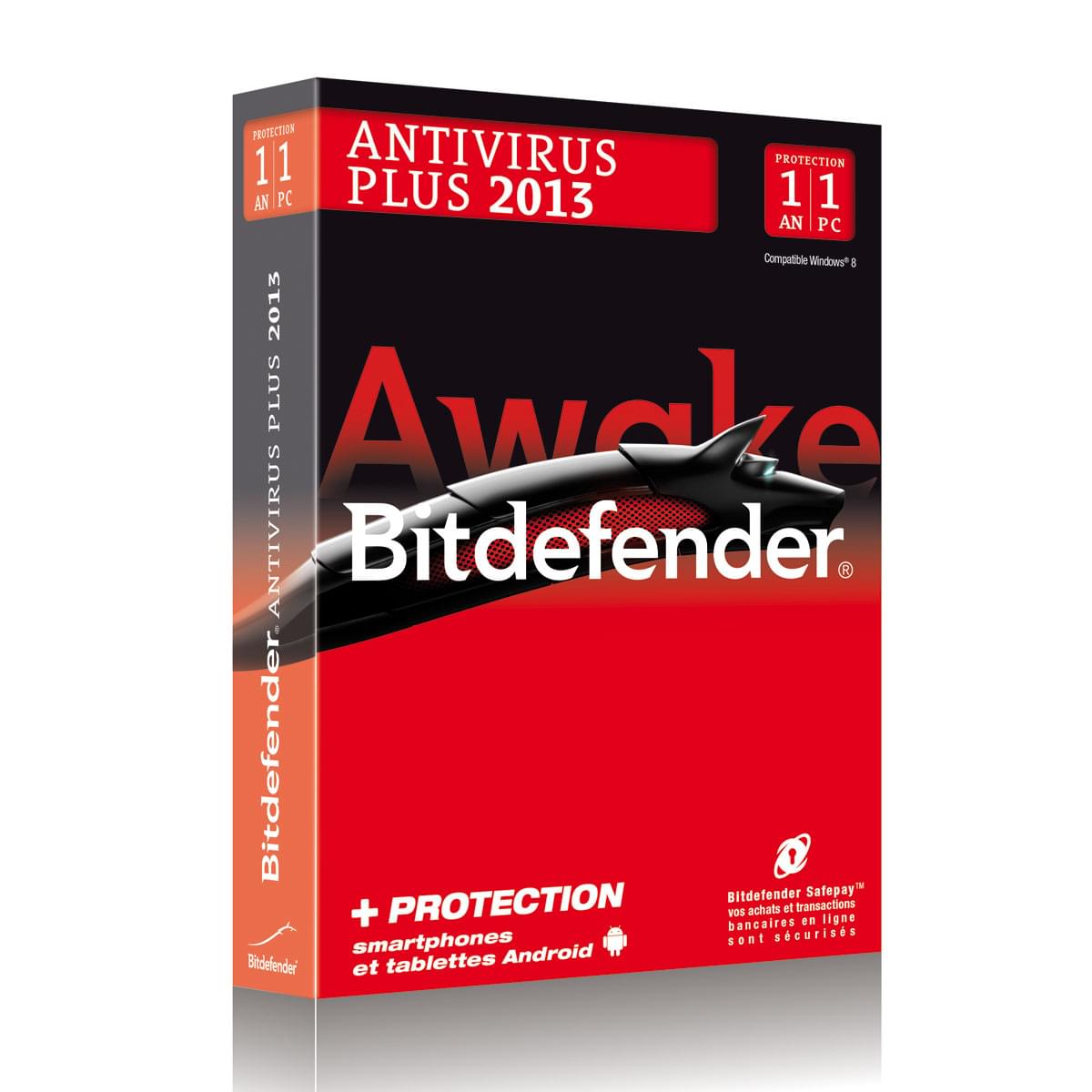Bitdefender Antivirus Plus 2013 - 1 an - 1 poste - Logiciel sécurité - 0
