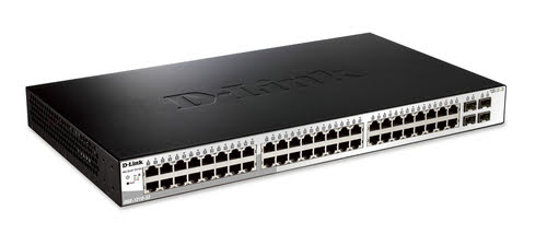 Switch D-Link 48 Ports 10/100/1000 + 4 SFP - DGS-1210-52 - 1