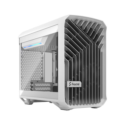 image produit Fractal Design Torrent Nano White TG - mT/Sans Alim/ITX Cybertek