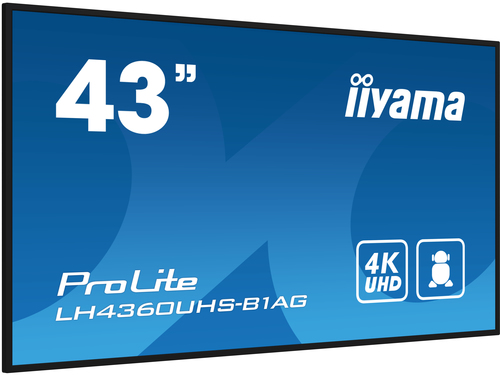 Iiyama LH4360UHS-B1AG (LH4360UHS-B1AG) - Achat / Vente Affichage dynamique sur Cybertek.fr - 2