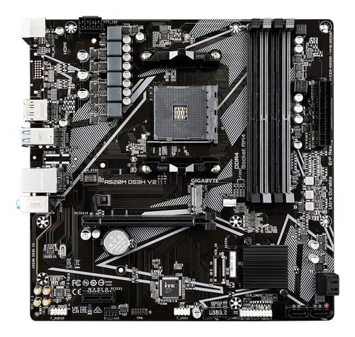Gigabyte A520M DS3H V2 Micro-ATX  - Carte mère Gigabyte - 3