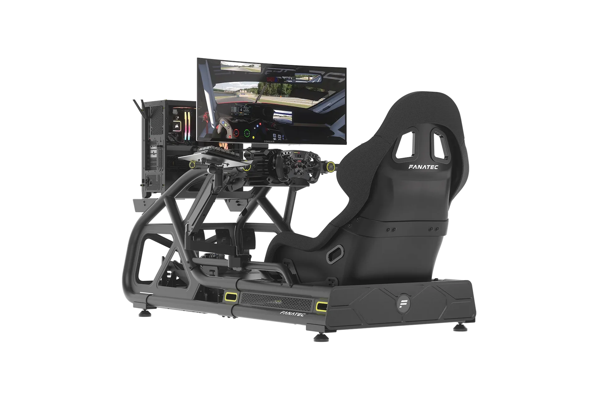 Fanatec ClubSport GT Cockpit - Noir - Siège Seul (CRD-9010003-WW) - Achat / Vente Chassis Simracing sur Cybertek.fr - 2