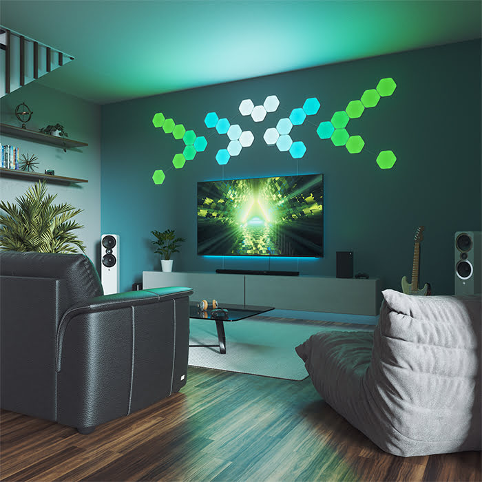 Nanoleaf Shapes Hexagons Pack Expansion - 3 pièces (NL42-0001HX-3PK) - Achat / Vente Objet connecté / Domotique sur Cybertek.fr - 2