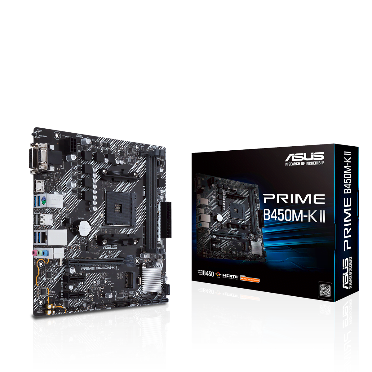 Asus PRIME B450M-K II Micro-ATX DDR4 - Carte mère Asus - 0