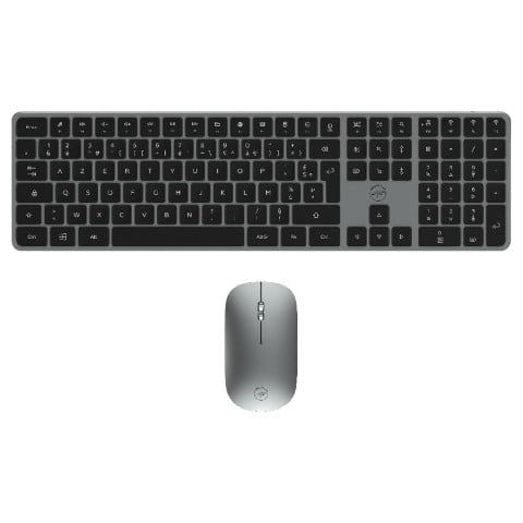 Mobility Lab CP430W – Multiconnexion/Gris - Pack Clavier/Souris - 0