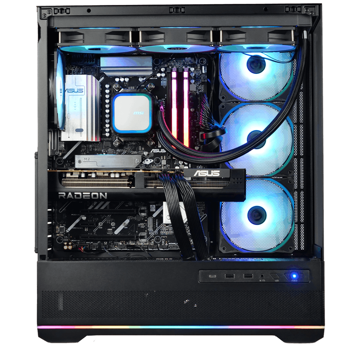 Cybertek RX Pulse V2 - R5-7500F/RX9070/32Go/1To - CYB (PCG-10602997) - Achat / Vente PC Fixe sur Cybertek.fr - 1