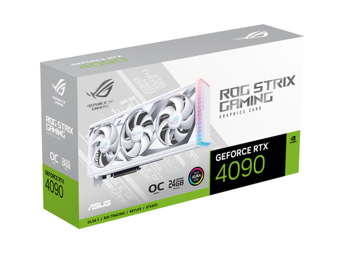 Asus ROG Strix GeForce RTX 4090 Blanc OC Edition 24GB - Carte graphique - 14