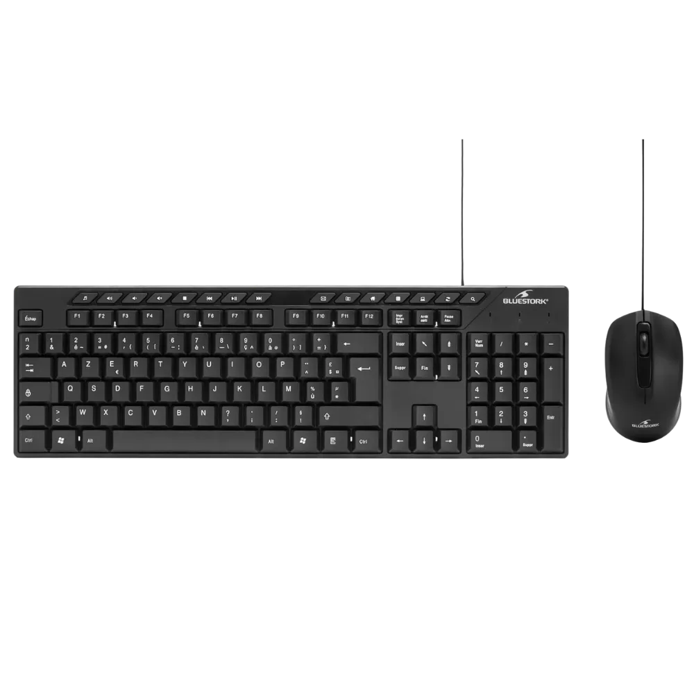 Bluestork Pack Media Office - Pack Clavier/Souris - Cybertek.fr - 0
