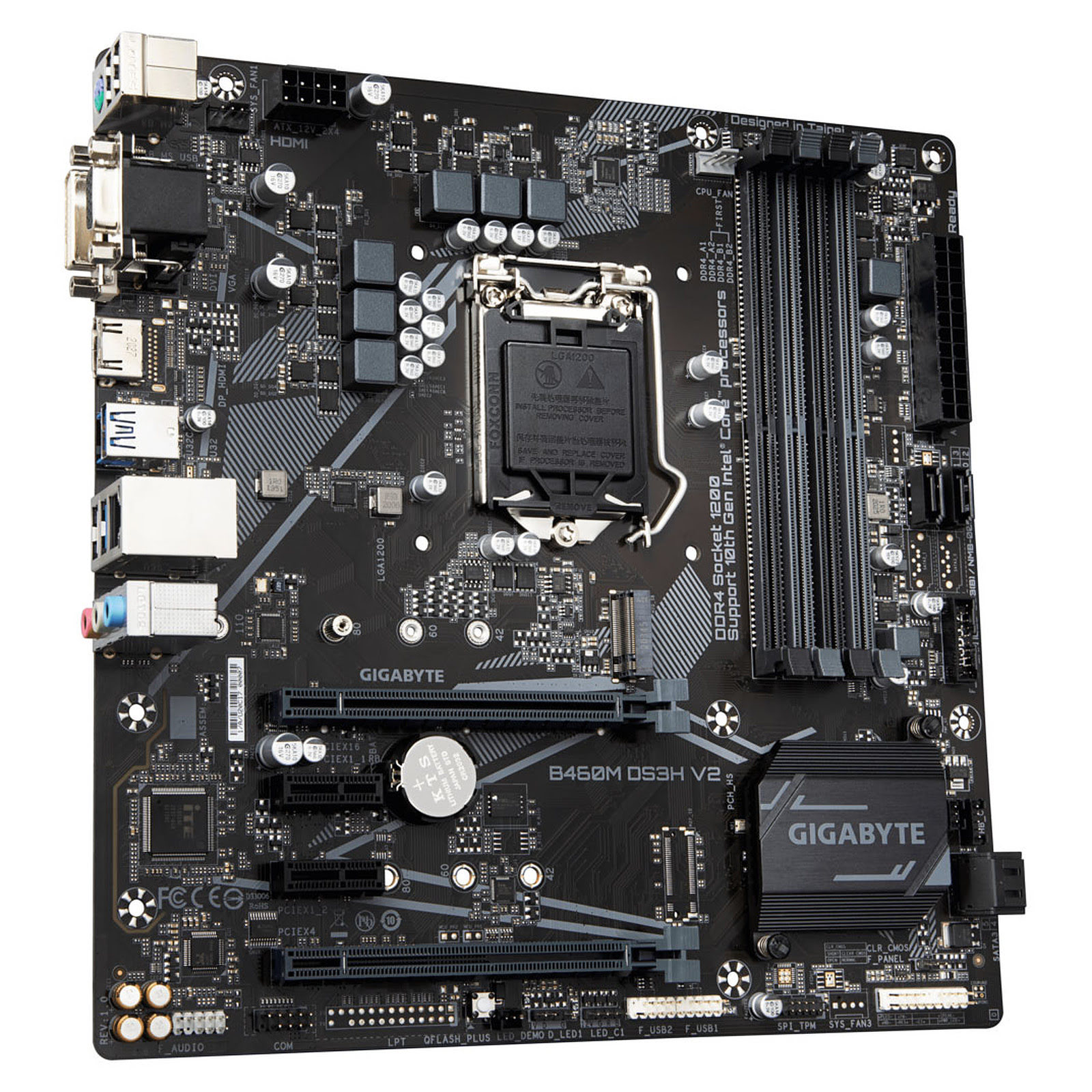 Gigabyte B460MDS3H V2 MicroATX DDR4 Carte mère Gigabyte