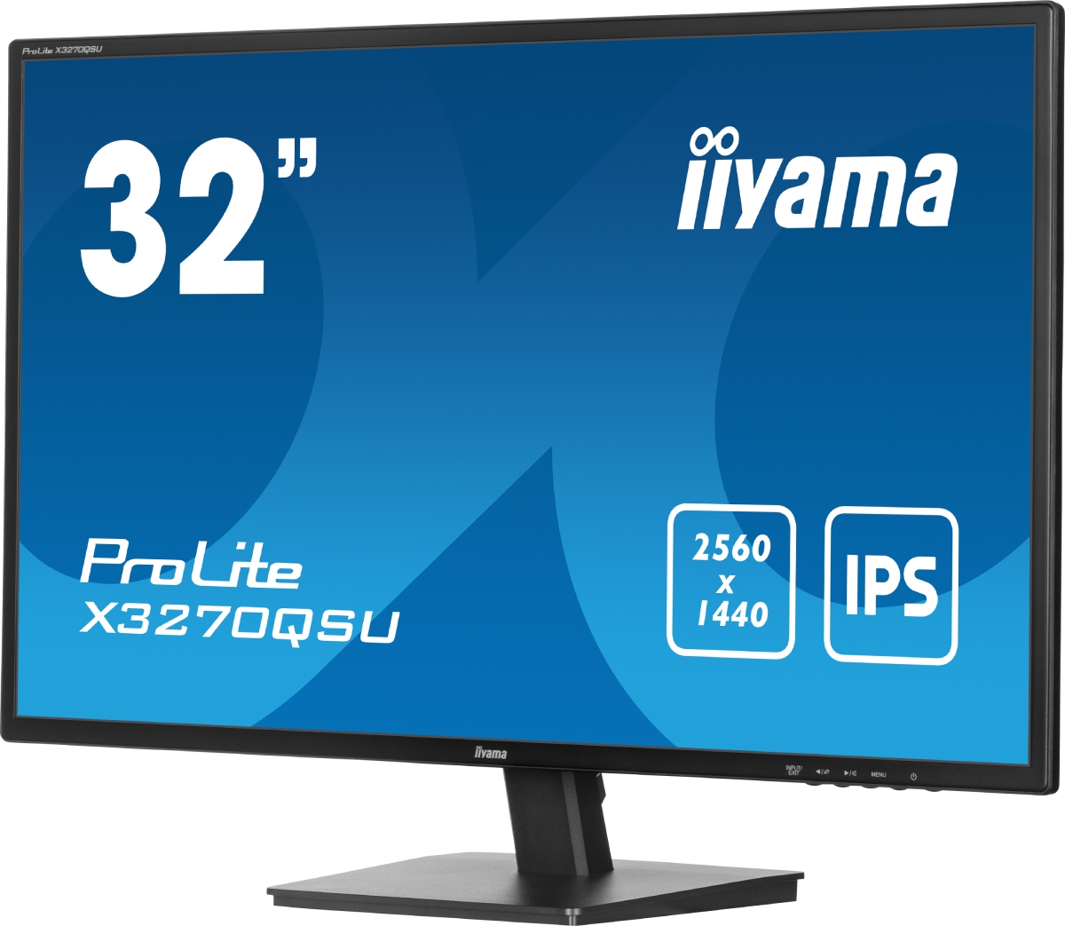 Iiyama 32"  X3270QSU-B1 - Ecran PC Iiyama - Cybertek.fr - 2