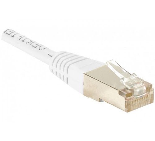 Câble RJ45 Cat6 F/UTP - 3 m - Blanc# - Connectique réseau - 1
