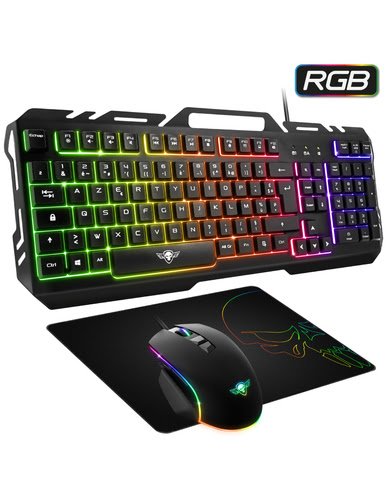 Pack Clavier/Souris Spirit Of Gamer Pack Gaming 3 en 1 PRO-MK5