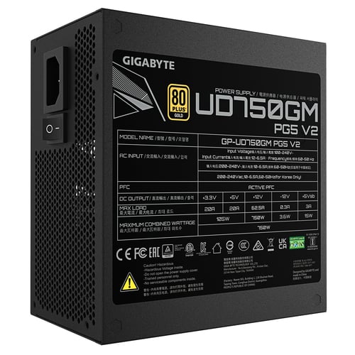 Gigabyte 80+ GOLD (3.1 750W) - Alimentation Gigabyte - Cybertek.fr - 5
