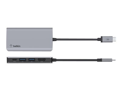 USB-C 4 Ports - 1xHDMI/1xUSB-C/2xUSB-A - Belkin - 3