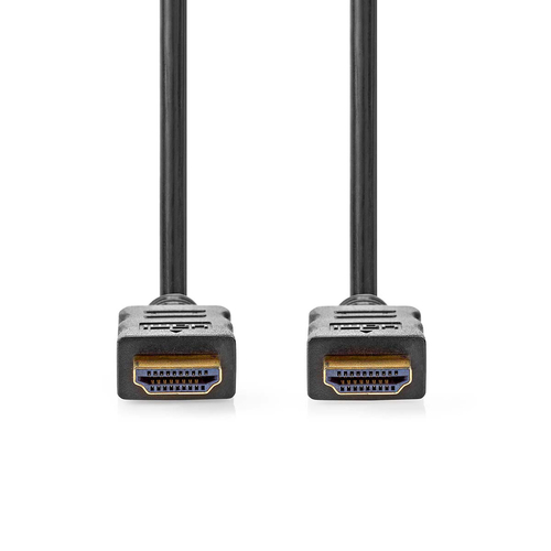 Câble HDMI 2.0 Highspeed+Ethernet mâle/mâle - 1m  - 1