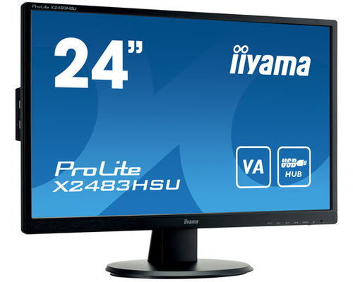 Iiyama 24"  X2483HSU-B5 - Ecran PC Iiyama - Cybertek.fr - 0