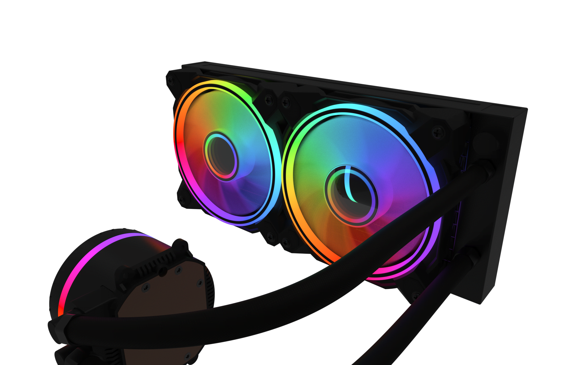 WATERCOOLING M.RED AIO 240MM RGB RAINBOW - AIRW-24- Socket AM2+