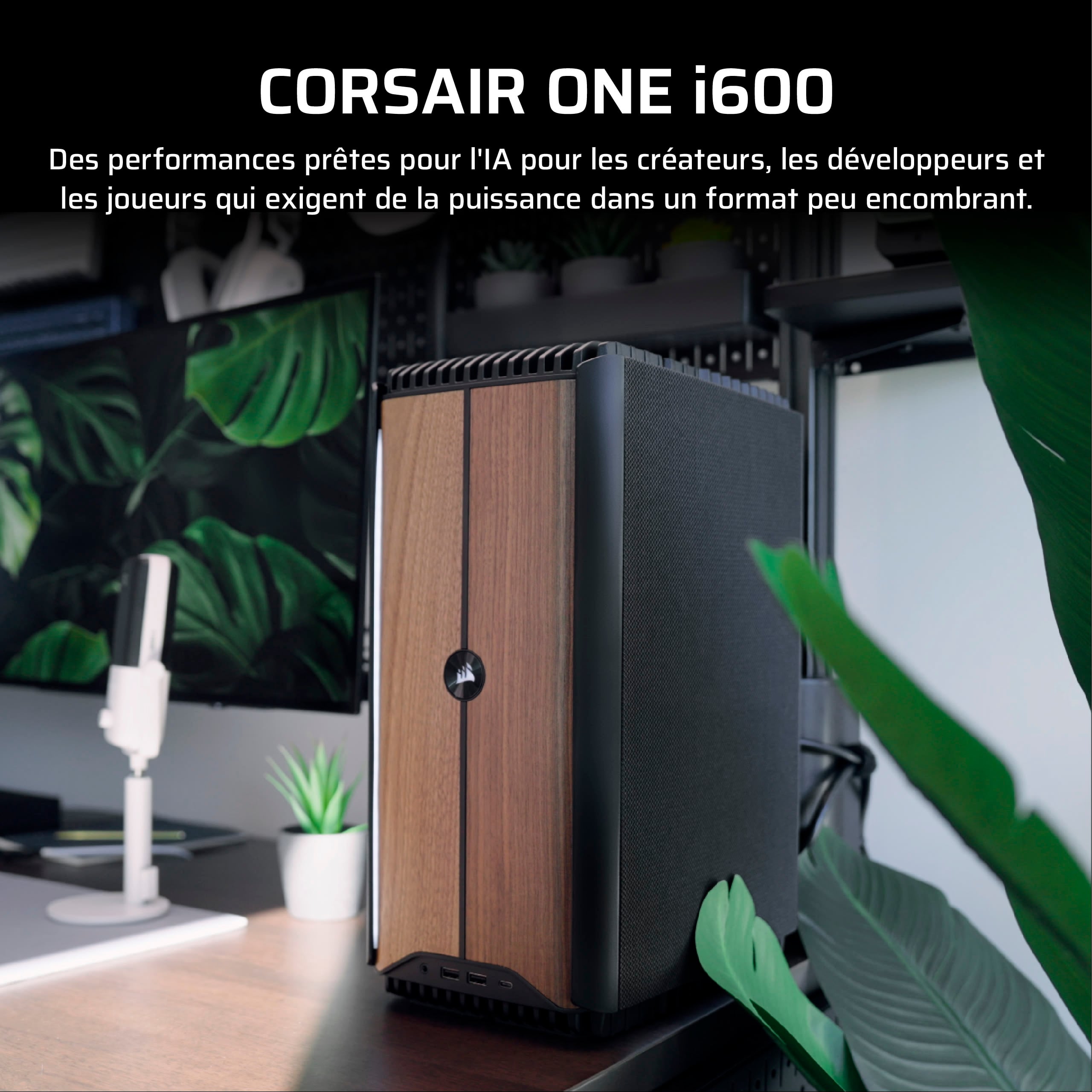 Corsair ONE R9 9900X3D/5080/32G/2T/Wifi 7/BT/RJ45 5G/W11P - Barebone et Mini-PC - 2