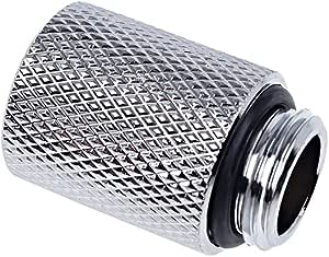 image produit Alphacool Eiszapfen connecteur Mâle-Femelle 20mm G1/4 Argent Cybertek