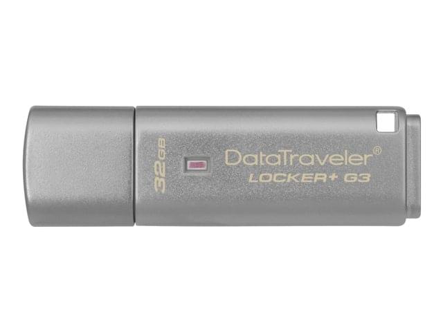 Kingston 32Go USB 3.0 DataTraveler Locker+ G3 DTLPG3/32 - Clé USB - 0