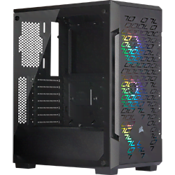 image produit Corsair iCUE 220T RGB Airflow Tempered Glass Black-Seconde Vie-Bon Etat Cybertek