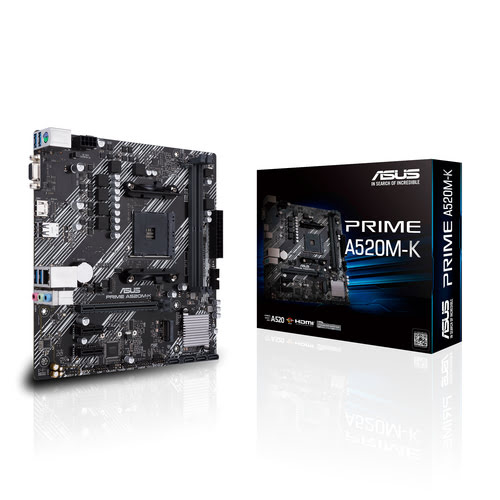 Asus PRIME A520M-K Micro-ATX  - Carte mère Asus - Cybertek.fr - 0