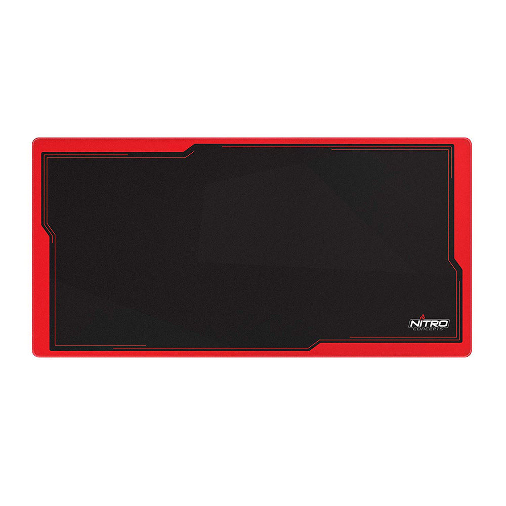 Nitro Concepts Deskmat DM9 Noir/Rouge - 90x40cm - Tapis de souris - 1