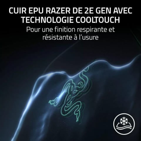 Razer Iskur V2 NewGen Noir - Siège PC Gamer - Cybertek.fr - 2