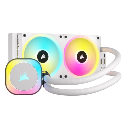 Corsair iCUE LINK H100i RGB 240 Blanc - Watercooling Corsair - 0