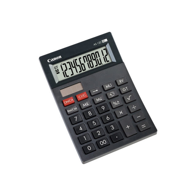 Canon  simple - AS-120 (4582B001) - Achat / Vente Calculatrice sur Cybertek.fr - 0