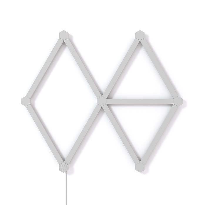 Nanoleaf Lines Starter Kit - 9 pièces (NL59-K-0002LW-9PK-EU) - Achat / Vente Objet connecté / Domotique sur Cybertek.fr - 7