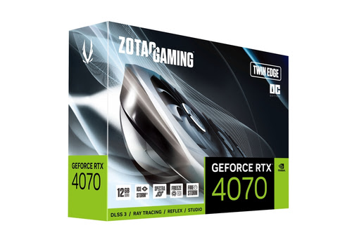 image produit ZOTAC RTX 4070 Twin Edge OC - DLSS3 Cybertek