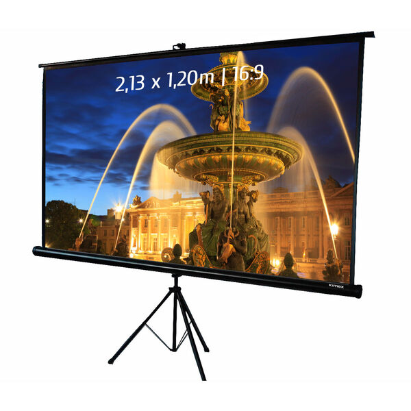 Accessoire écran Kimex International Ecran de projection trépied - 2,13m x 1,20m 16:9