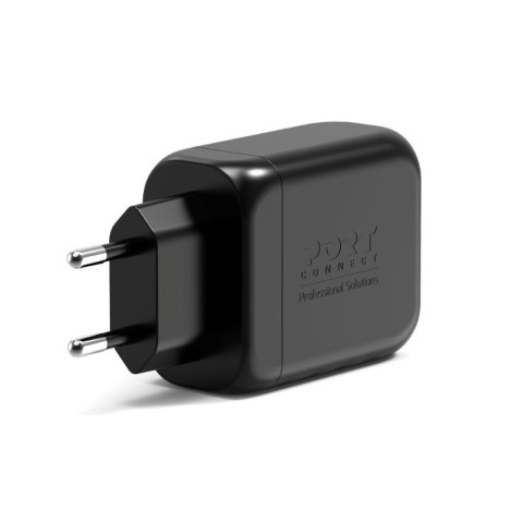 Port Chargeur mural GaN 65W - 2 ports + Câble USB-C 2m (902065EPEU) - Achat / Vente Chargeur sur Cybertek.fr - 3