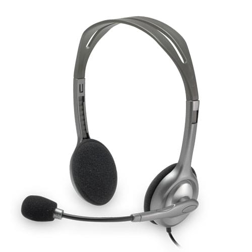 Logitech H110 Stereo Stereo Gris - Micro-casque - Cybertek.fr - 0