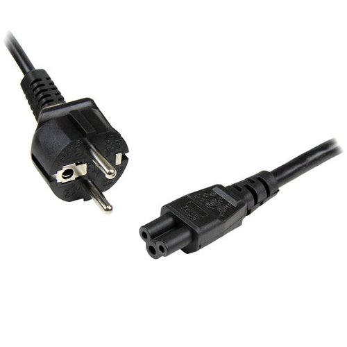 1m C5 Laptop Power Cord - Schuko CEE7 - Connectique PC - 0