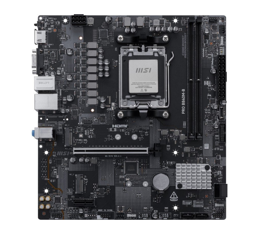 MSI PRO B840M-B Micro-ATX  - Carte mère MSI - Cybertek.fr - 1