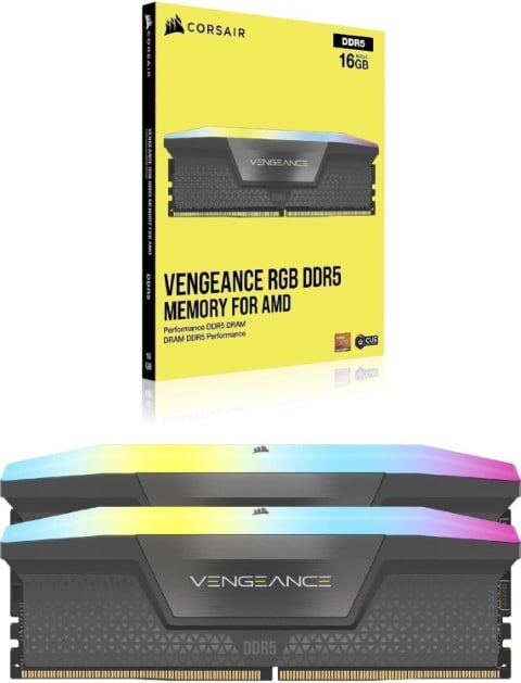 Corsair Vengeance RGB 32Go (2x16Go) DDR5 6000Mhz - Mémoire PC Corsair sur Cybertek.fr - 2