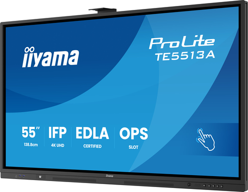 Iiyama TE8613A-B1AG - 85.6" 4K Tactile IPS 8ms Android 14 OS iiShare Wifi Bluetooth (TE8613A-B1AG) - Achat / Vente Affichage collaboratif sur Cybertek.fr - 5