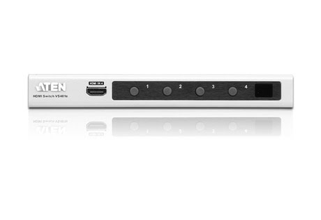 Commutateur HDMI 4K 4 Entrées/1 RS232 - VS481B - Commutateur Aten - 2